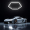 Hexagonal Garage Lights, Ultra-Bright Garage Ceiling LED Lights, 1-Pack 6500K, Suitable for