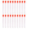 35ml Hard Plastic Test Tube with Cap, 20x153mm, Pack of 10
