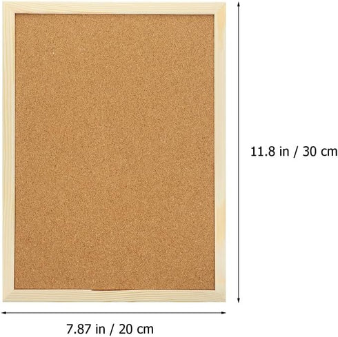 STOBOK 1 Set Decor Cork Board Office Bulletin Board Wall Notice Board Corkboards for Wall Office Notice Board Message Board Billboard Photo Wall Hanging Pure Wood Pulp Student Accessories by STOBOK