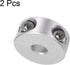 2pcs Double Split Shaft Collar Set, 6mm Shaft Clamp-On Collars, 20mm OD, 8mm Width