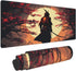 Sigouyinei Japanese Samurai Walking to The Sun Gaming Keyboard Mouse Pad Mousepad Huge