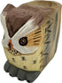 TANG SONG Creative Wood Carving Owl Pen and Pencil Holder, Office Desk Supplies Organizer