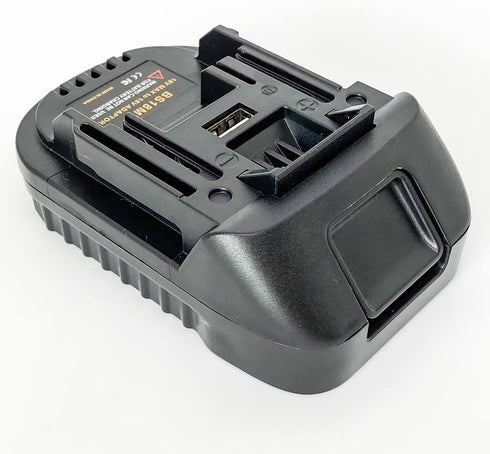 USB Battery Adapter for Makita 18V Lithium-ion LXT Cordless Tool, Convert Bosch 18V Li-ion Battery to Makita 18V