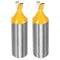 HARFINGTON 2pcs Dovetail Router Bit 1/4" Diameter 1/2" Shank Tungsten Carbide 14