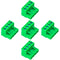 5 Pcs 5.08mm 4 Pin Phoenix Type Connector Green PCB Screw Terminal Block, 4 Pole