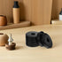 12pcs 88x25mm Alipis Black PVC Round Caster Pads Furniture Floor Protectors Noise-reducing Scratch-Resistant Wheel