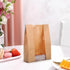 50pcs Packaging 35219cm Uonlytech Kraft Paper Bread Bags with Window Food Grade Loaf Bread Storage Opp Window Bakery
