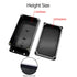Junction Box IP65 Waterproof Dustproof ABS Plastic Electric Project Enclosure with Fixed Ear, Black, 6.2x3.5x2.5 inch