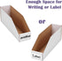 EXYGLO Cardboard Storage Bins 35 Pack - 12x3x4.5 Inch Corrugated Organizer Bins for Pantry, Garage, Office