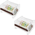 Washi Tape Dispenser Cutter, 2 Packs Roll Tape Holder Organizer, Masking Tape Desktop DIY Sticker Storage