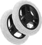 MAGICLULU 2pcs Replacement Rolling Cart Wheels for Shopping Trolley Utility Laundry Cart