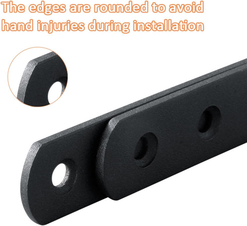 Yuecy 10PCS 20PCS 90 (1" 1"(25mm 25mm)) L Bracket Corner Brace with Screws, Black Stainless Steel Degree Shelf Bracket