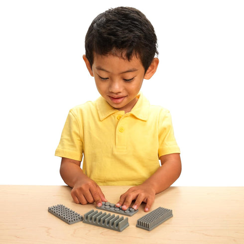Pack Set 4 Really Good Stuff Sensory Strip - of - Adhesive Tactile Textured Strip Fidgets for Desk & Classroom
