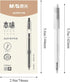 M&G Black Ink Gel Pens 0.5mm, Fine Point Retractable Pens, Japanese-Style Gel Pen for Office and School Supplies
