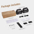 2 Pack B-right Motion Sensor Wall Lights, Rechargeable Battery Operated Wall Sconce LED Wall Lights Indoor Brightness