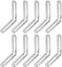 M METERXITY 10-Pack Adjustable L-Shape Corner Brace, 3.15 x 3.15 in Stainless