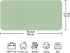?Boutilon Leather Mouse Pad,Extended Desk Pad for Keyboard and Mouse Non-Slip Study Desk Writing Pad Desktop Protector for Home Office Accessories,35"x 17"(L-Green) by Boutilon
