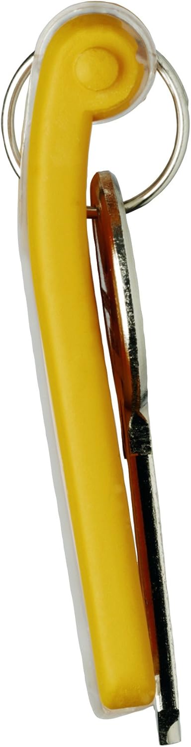 DURABLE Key Tags, Yellow - 6 Pack (195704)