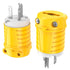 20 Amp 110V Male Electrical Plugs, Drop Cord Extension Cord Ends Replacement Connector NEMA 5-20P 120 Volt (2-Pack)
