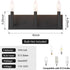 3-Lights E12 Base(Bulbs Kalium Bathroom Light Vanity Fixtures Over Mirror, Modern Matte Black Wall Sconces, Minimalist