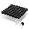 10ml Clear Glass Vials with Screw Caps, 50PCS Leak-Proof Small Liquid Sample Vials