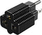15 Amp Household AC Plug to 20 Amp Adapter, Nema 5-15P to 5-20R, 5-15P to 6-15R, T-Blade Plug Converter