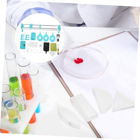 Set Optical Bench Equipment for Junior High School Physics Light Source Aperture and Concave Convex Lens Imaging Kit