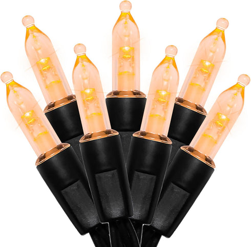 16ft 50 8 2 MULTI-SPARKING Battery Operated Halloween Lights LED Mini String Lights for Small Tree, Wreath, Crafts