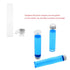 80ml Glass Clear Test Tubes with Screw Caps and Plastic Stoppers, Liquid Sample Vial, Leak-Proof Flat Test Tubes, 6PCS