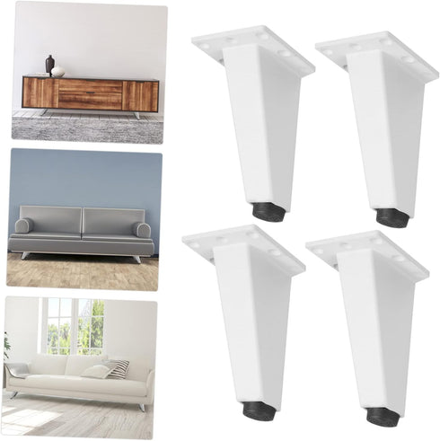 LIFKOME 4pcs Cabinet Feet for Bathroom Tv Stand Sofa Support -Skid High Load Capacity Easy Installation for Furniture
