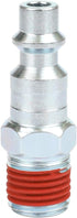 WYNNsky Air Tools Accessories Fittings, 1/4'' MNPT Zinc-Plated Plug with Sealant, I/M Type, 10 Pieces Air Quick Connect