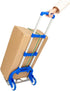 Pinikuyiro 165lbs Folding Hand Truck Aluminum Portable Folding Hand Cart Capacity Hand Cart and Dolly Ideal for Home