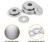 SAE 304-Stainless Steel Flat Washers Assortment Kit: 1/4" to 1/2" Sizes
