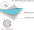 (3.9" 393", 3D-Wood Very Berry Sticker White Wood Peel and Stick Wallpaper x Texture) Waterproof and Easy to Clean