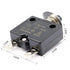 5Pcs 25A Push Button L1 Series Manual Reset Thermal Circuit Breaker, 125-250V AC, 50V DC