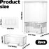 2 Pack Set Rainmae Laundry Detergent Dispenser Wall-Mounted Containers for Scent Booster Beads and Softener Beads
