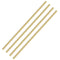 PGCOKO 4Pcs Solid Round Brass Rod Kit - Lathe Bar Stock for DIY Craft Tool, 1/4 inch Diameter, 11.8 inch Length