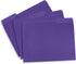 Blue Summit Supplies Purple File Folders, Letter Size, 1/3 Cut Tab, 100 Per Box for Organizing and Easy Storage