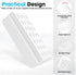 Plastic Pencil Box, Large Pencil Case, Clear Pencil Boxes with Snap-tight Lid, Hard Crayon Box Storage Marker Organizer
