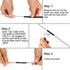uxcell Heat Shrink Tubing, 5/8"(15.4mm) Dia 26mm Flat Width 3:1 Shrinkable Tube Cable Sleeve 1m - Black