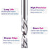 1/4 inch 1/4 inch SpeTool Spiral Router Bits Down Cut Cutting Diameter, Shank Solid Carbide CNC Bits End Mill for Wood