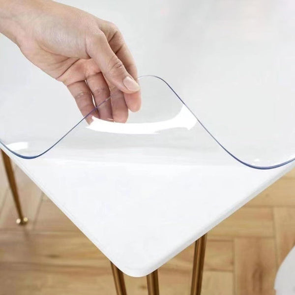 Generic 1mm Thick Clear Table Cover Protector Waterproof PVC Desk Protective Table Pad