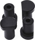 4pcs Bench Dogs Clamp Accessories For 3/4 Inch Woodworking Dog Hole Clamp Workbench Stoppers Aluminum Alloy(19mm) Black