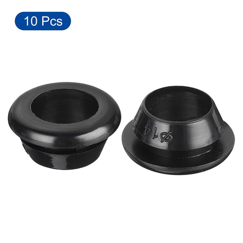 10Pcs Grommets 14mm 12mm Grommets uxcell Rubber Mount Dia, for ID Rubber Hole Plugs Rubber Wiring for Firewall Cable