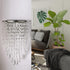 Gdrasuya10 Modern Crystal Wall Sconce Chrome Crystal Wall Lamp Crystal Wall Lighting Fixture for Living Room Besides