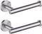 Toilet Paper Holder, SUS304 Stainless Steel Round Size, Brushed Nickel, 2 Pack
