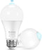 Motion Sensor LED Bulbs with Auto Dusk/Dawn, 13W 1100LM 5000K Daylight, A19