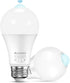 Motion Sensor LED Bulbs with Auto Dusk/Dawn, 13W 1100LM 5000K Daylight, A19