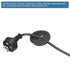 uxcell 6 Pcs Cable Cord Grommet, 1-3/16 Inch Desk Grommet, Flexible Rubber Wire Hole Cover for Office Desk