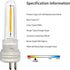 KJDTINGSD 6 S14 Bulbs 1.5 Bulbs (6) Pcs for Outdoor String Lights W LED String Light